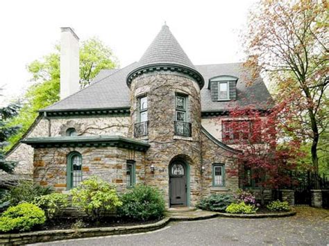 french tudor style home.